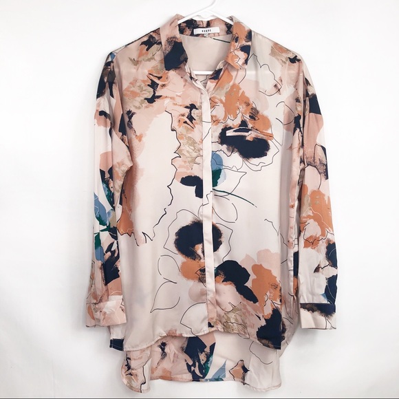 Anthropologie Tops - Anthropologie RO &DE Abstract Floral Blouse